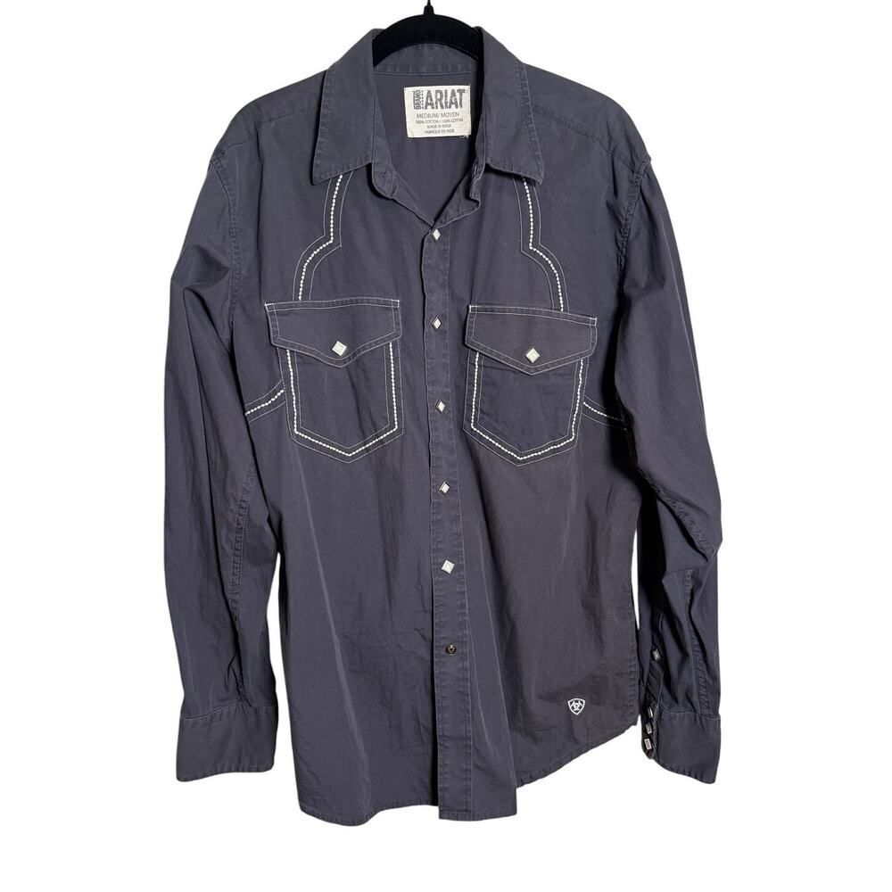 Ariat Western Pearl Snap Shirt Men's Sz. M
